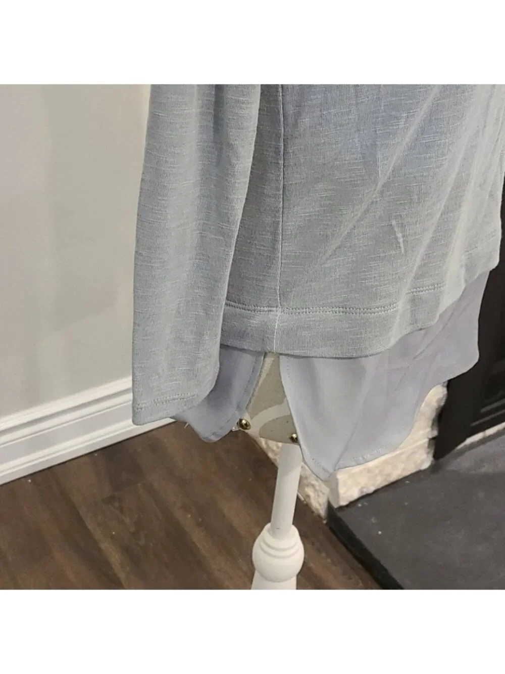 Jcrew grey/Green Heathered long sleeve